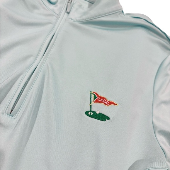 Peter Millar E4 Wicking 50+ UPF Quarter Zip Golf Shirt Size Small - Picture 3 of 5